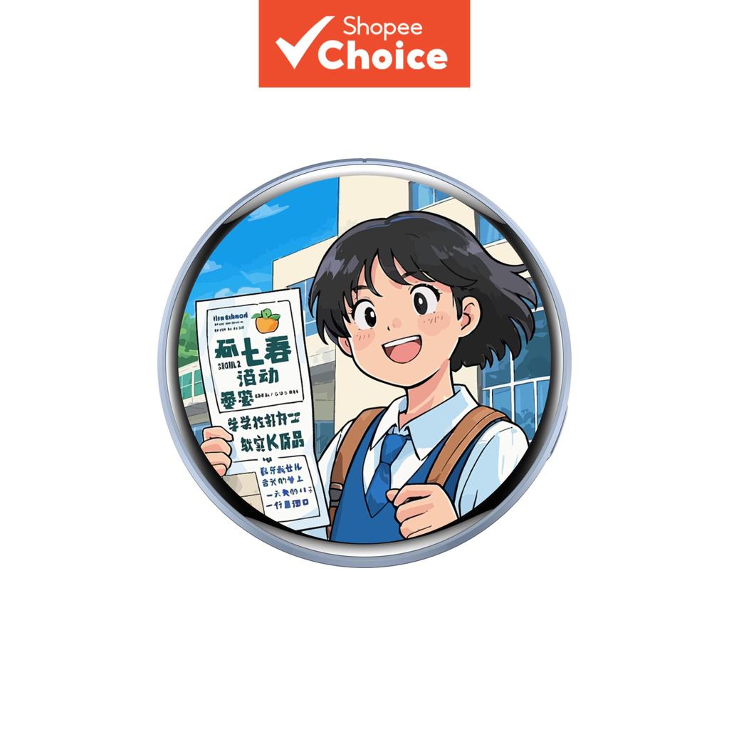 Crachá LED Inteligente Bluetooth Exibição De Fotos De Vídeo Personalizado Para Decoração Vestível De Cosplay De Anime-Pr