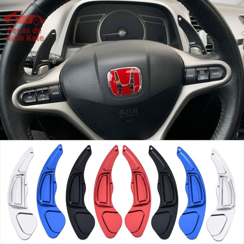 Honda Civic G8 2006-2011, City 2010-2014, Fit 2013-2014 Extensão de Paddle Shift para Volante de Carro Adesivos DSG DJZP