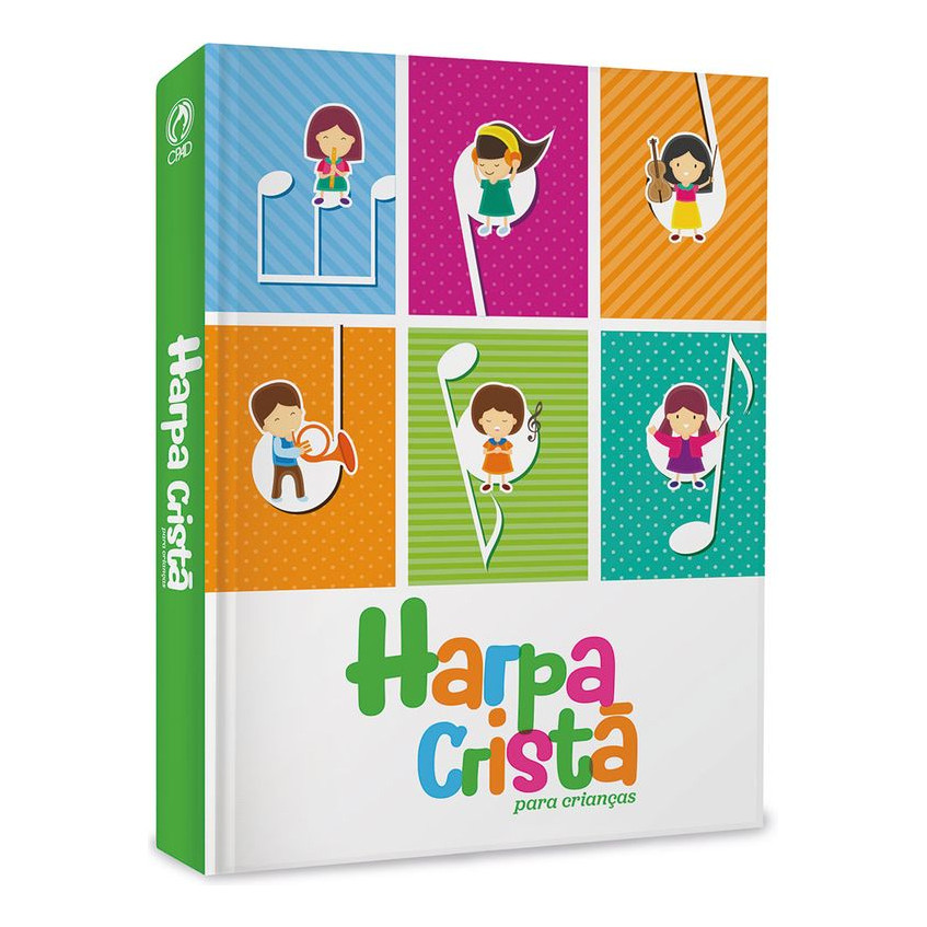 Harpa Cristã Popular Para Crianças - Tamanho Média - Capa Notas Musicais | Ed. CPAD