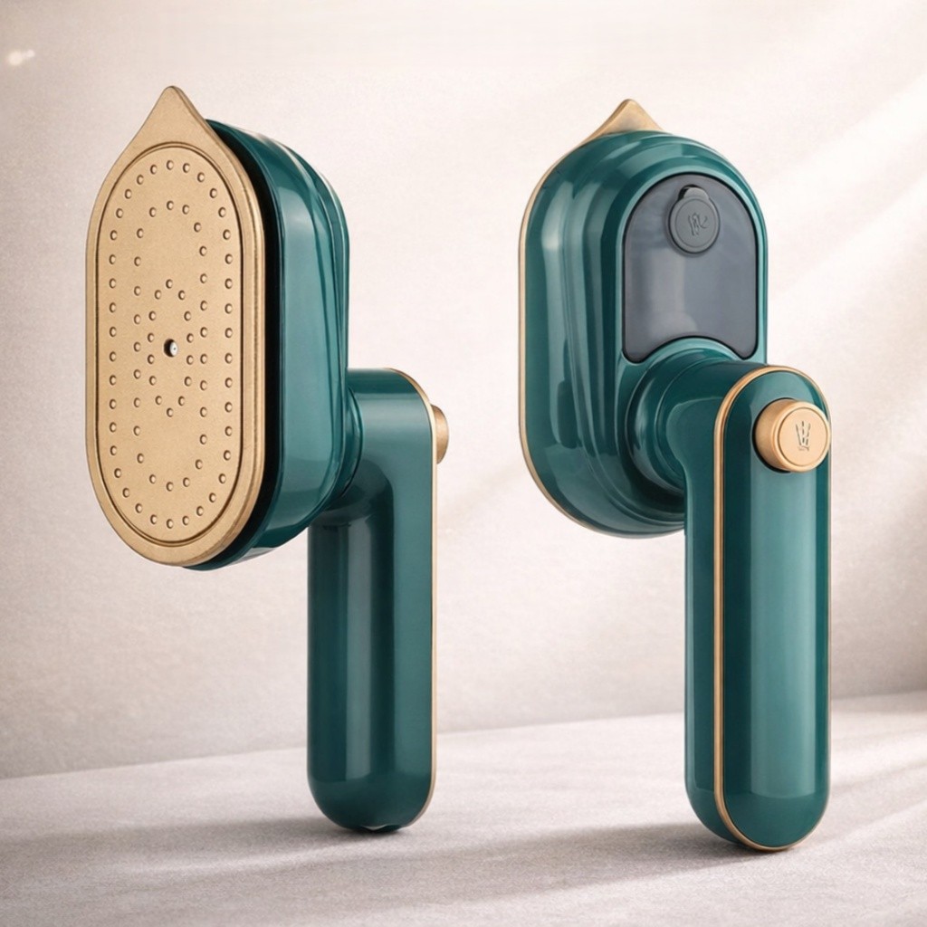 Ferro de Passar Mini Dobrável Bivolt para Viagem Casa e Escritório Compacto Prático para Roupas