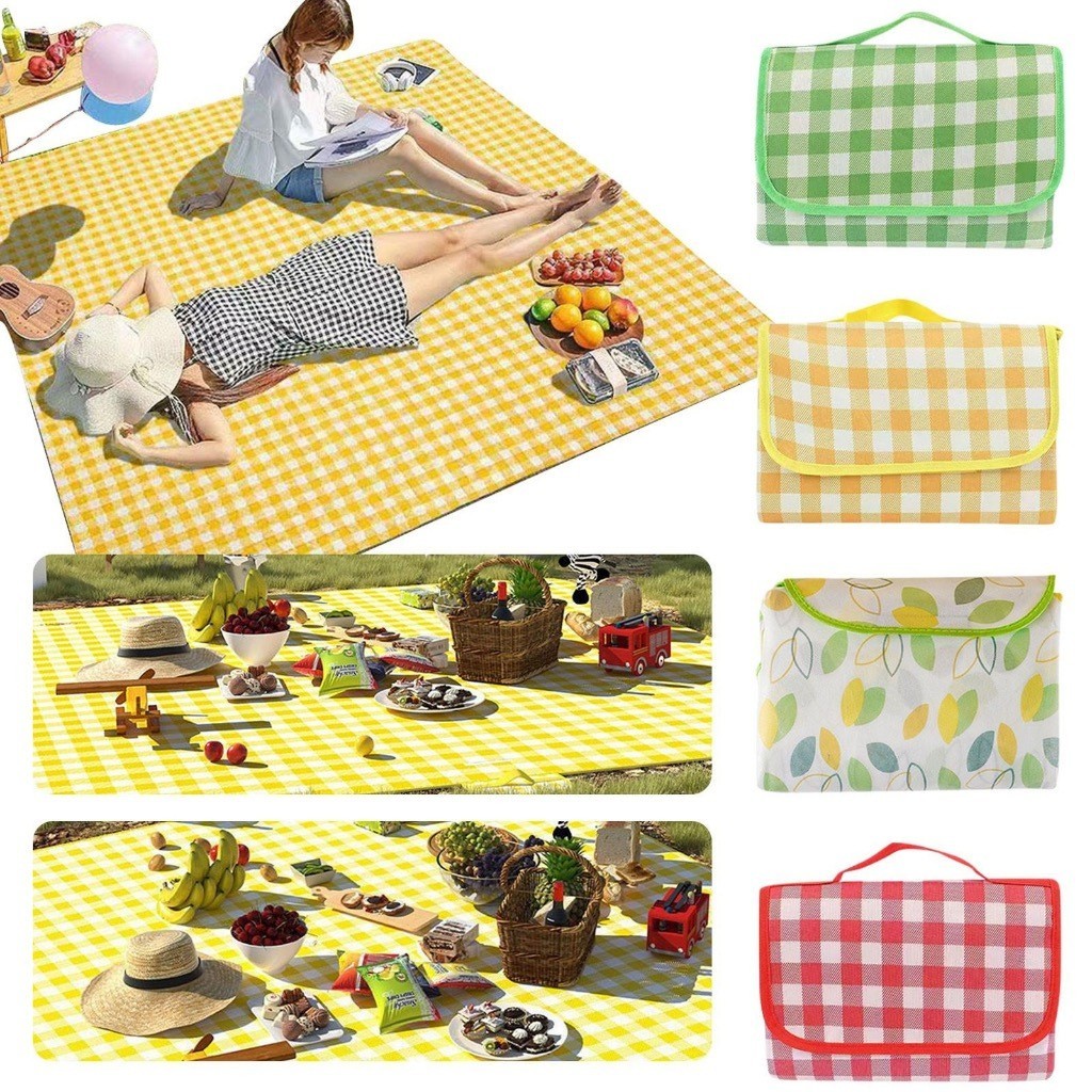Bolsa Toalha de Piquenique 200*200cm em Familia p/ Parques, Praia, Praças - Diversos  Modelos KIT 1/2/3  H-312