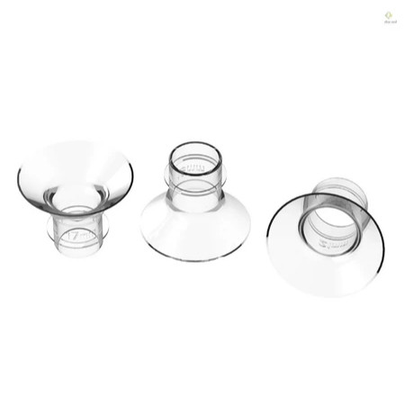 Conjunto de 3 Peças de Insertos de Flange para Bomba de Leite Materno, Conversor de Substituição Prático de 17mm 8JZU