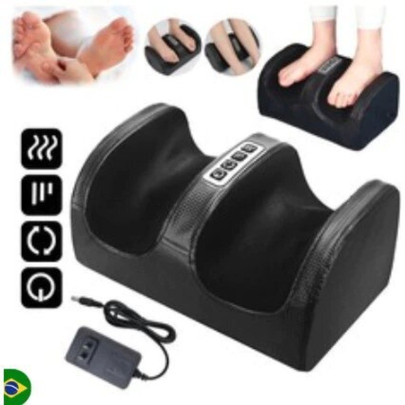 Massageador Elétrico De Pé Massagem Relaxante Terapêutica Anti Stress Linha Premium 110/220  Volts