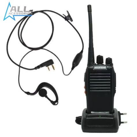Fone De Ouvido Ppt Original Para Rádio Baofeng Com Microfone Dual Band Comunicador Walkie Talkie Uv-5r Bf-777s Uv-6