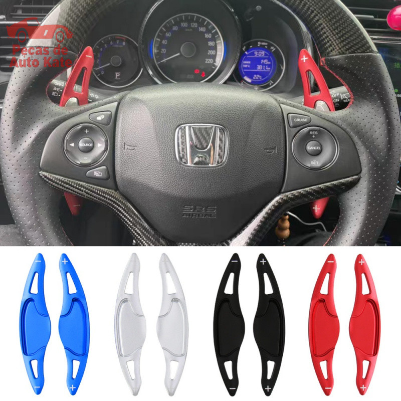 Honda HR-V HRV 2016-2022 , Fit 2018-2021 , City 2015 EX/EXL adesivos de extensão de paddle shift Sem volante do carro