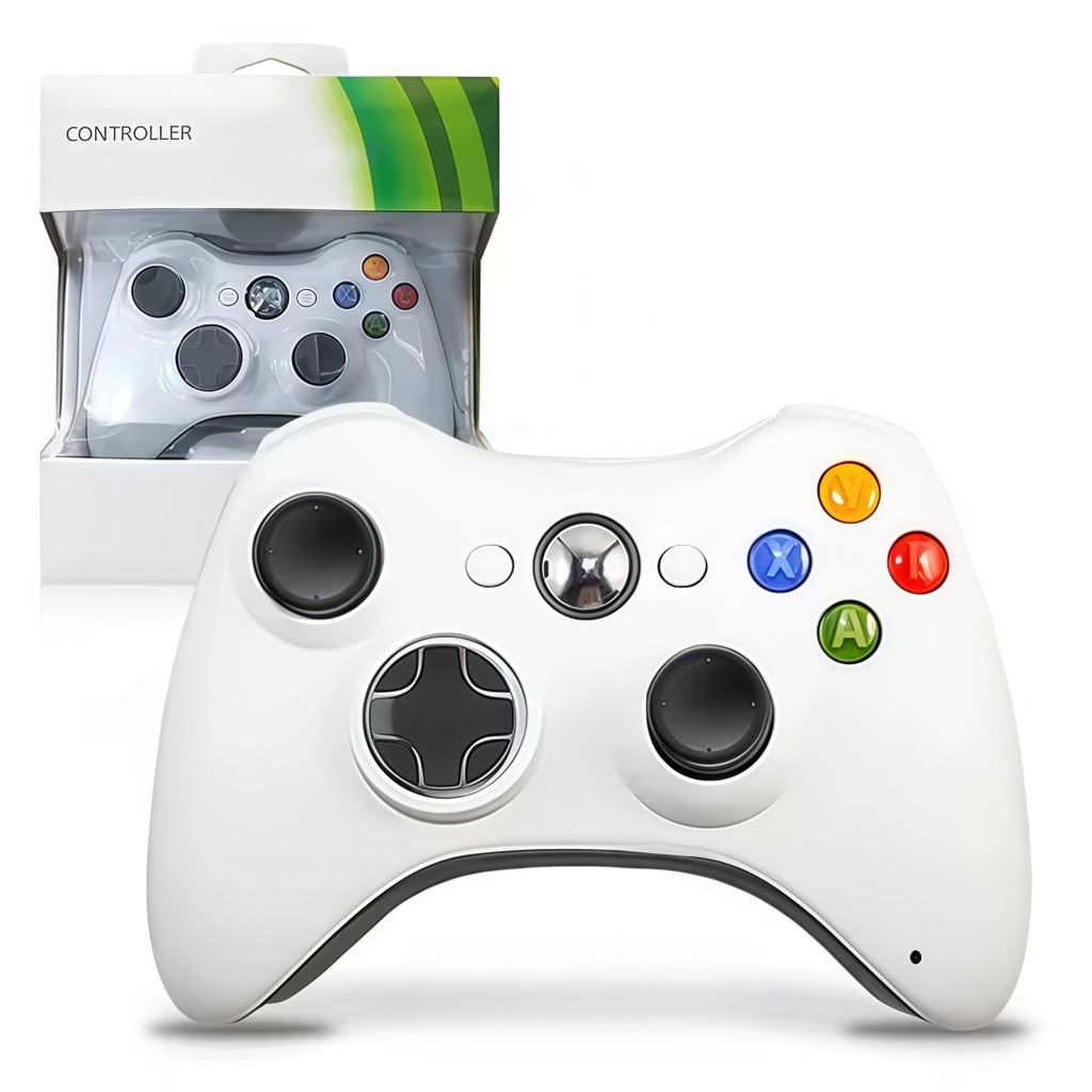 Controle Sem Fio 2.4G Gamepad Joystick Gamer Compatível PC PS3 360 Android Steam