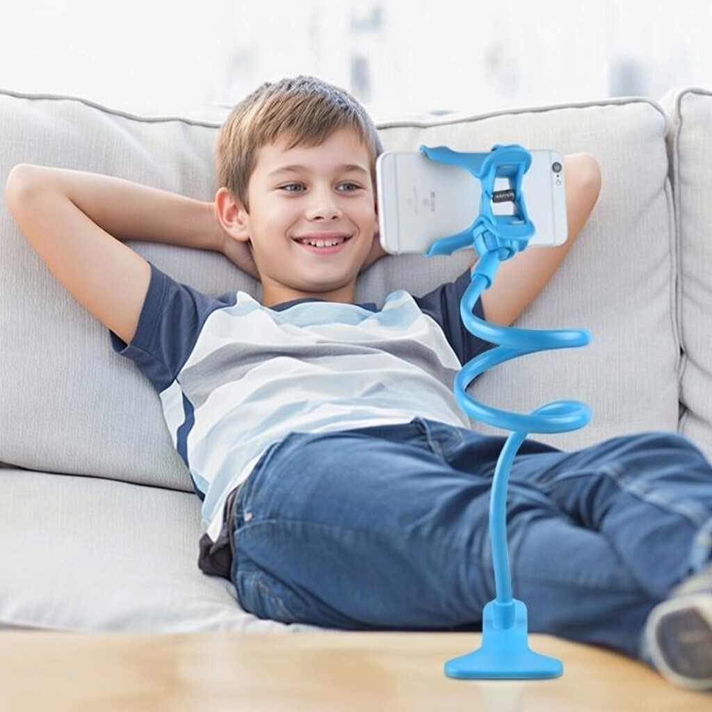 Suporte Celular Articulado Flexível Mesa Cama Presilha 360