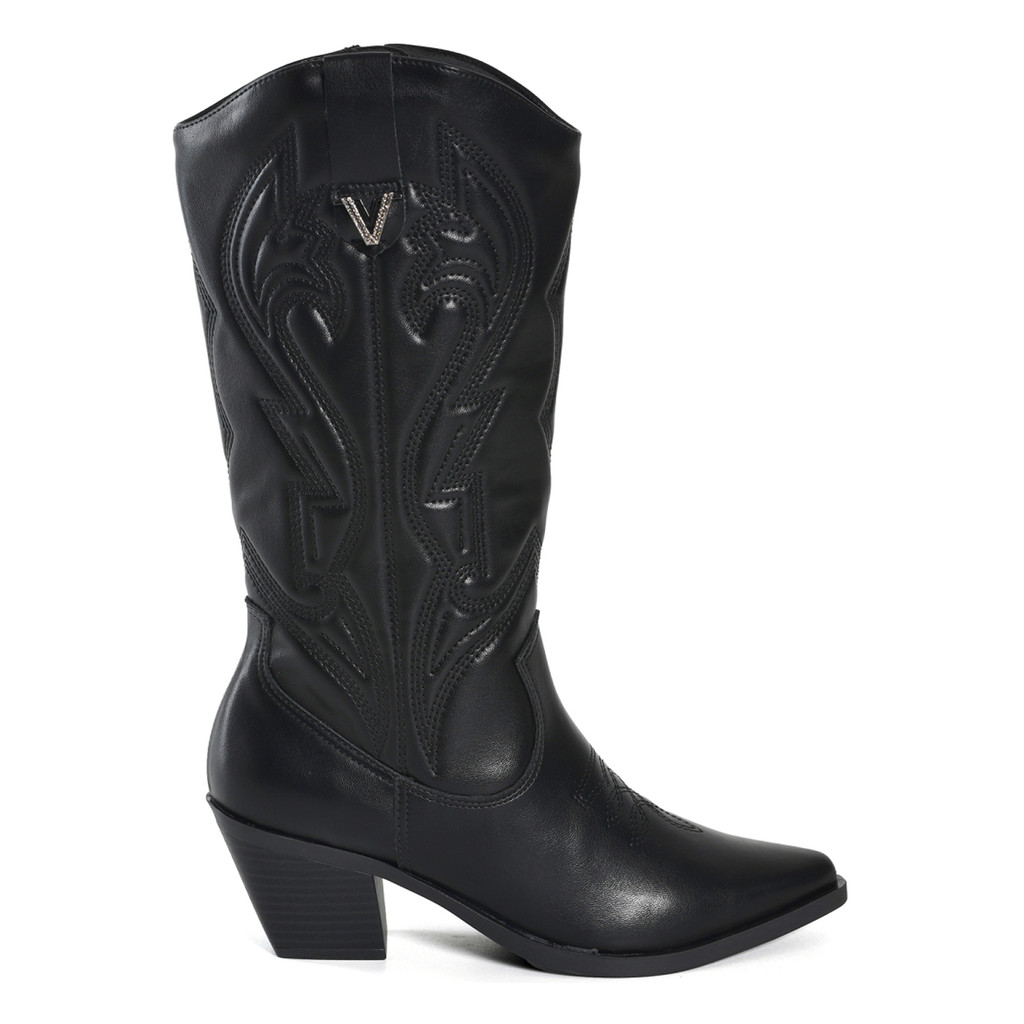 Bota Feminina Via Marte Western Country Bordado 257-009-01