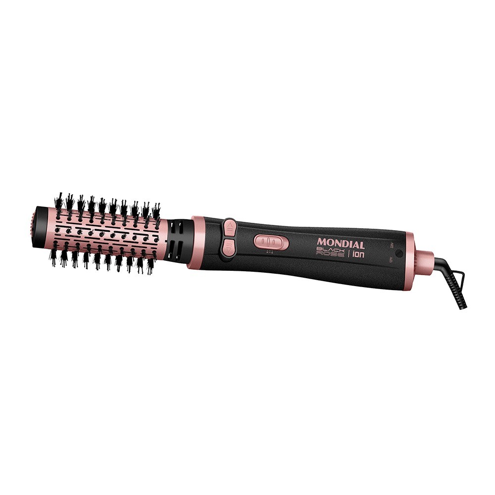 Escova Rotativa Mondial Black Rose ERB-01, 1200W, Bivolt, 7898578151278