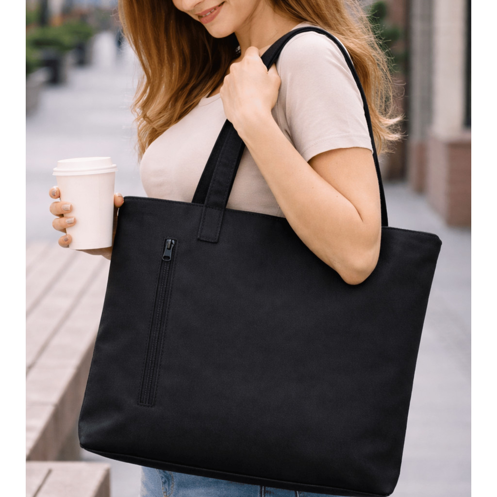 Bolsa Feminina Shopper Profissões Pedagogia Professor com Zíper e Alça de Ombro