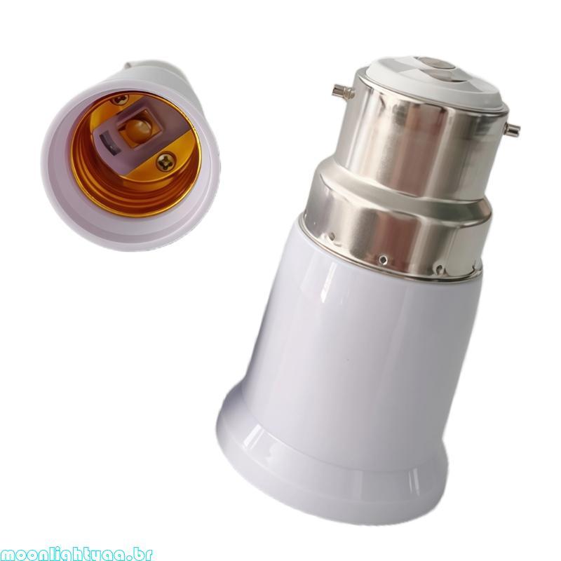 moonlightyaa1 B22 Para E27 Lâmpada Soquete Adaptador Parafuso Cabeça Da Casa Iluminação Comercial Calo
