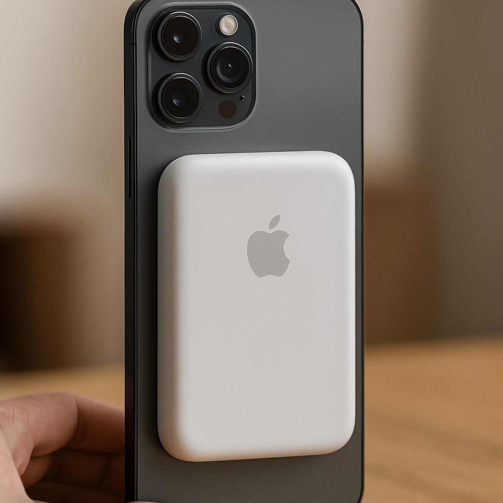 Power Bank para iPhone 10000mAh: Turbo MagSafe, Leve e Potente