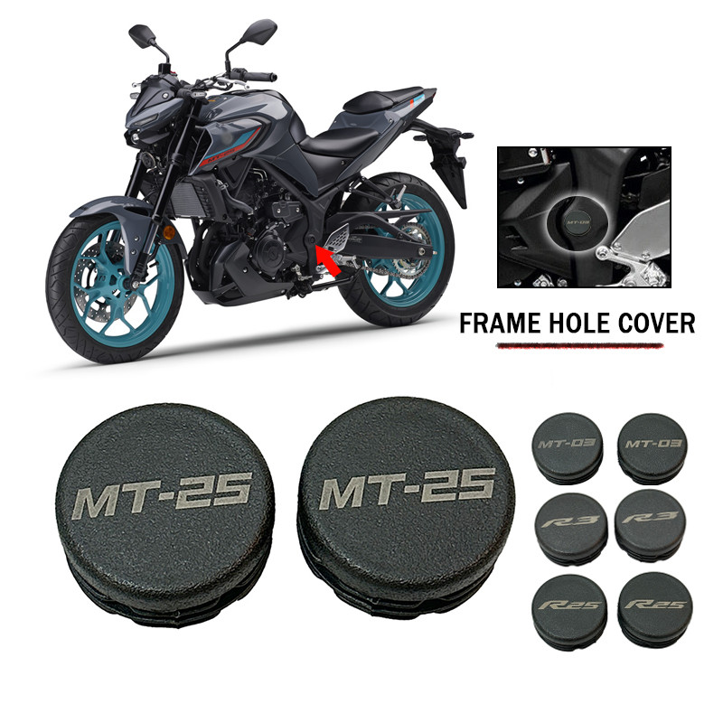 Para YAMAHA MT03 MT25 MT-03-25 YZF R25 R3 YZFR25 YZFR3 2014-2023 2022 Quadro Buraco Capa Tampas Plug Decorativo Conjunto