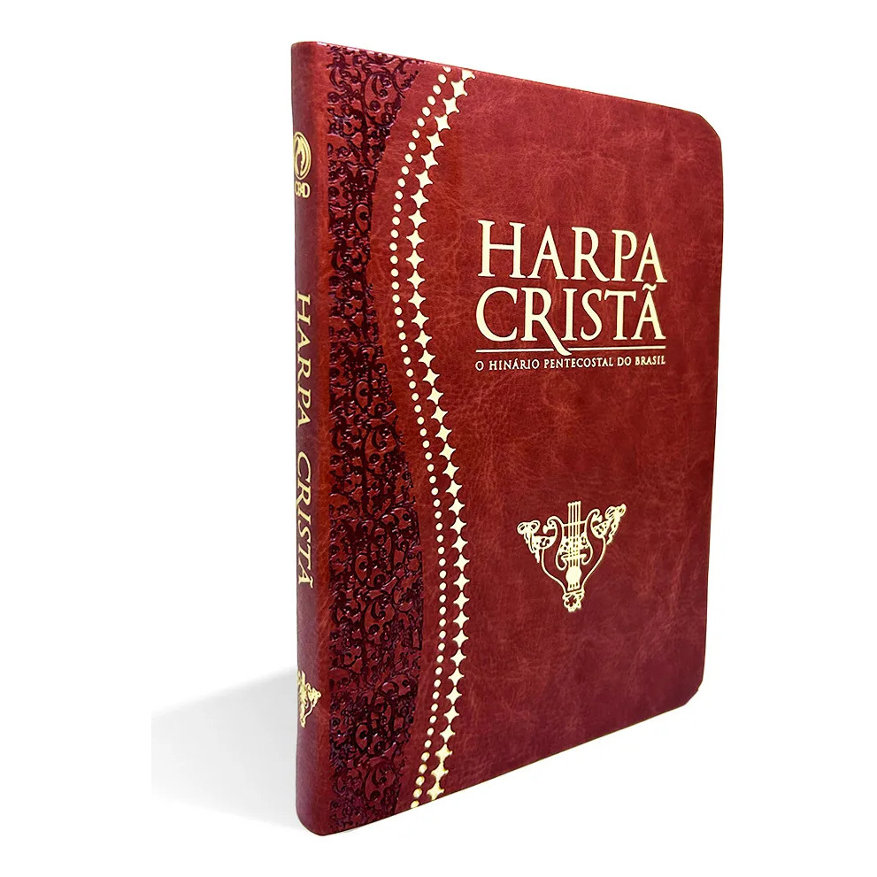 Harpa Cristã Luxo Grande Marrom - Cpad