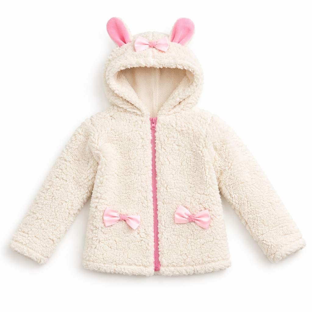 Blusa Infantil menina inverno Pelinho com Capuz Casaco Teddy Ted JAQUETA INFANTIL Roupa Frio Moletom