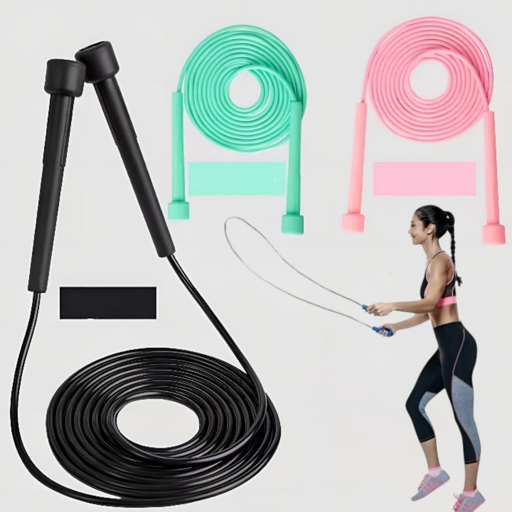 Corda de Pular Profissional Ajustável de PVC 280cm - Ideal para competições e treinos diários！
