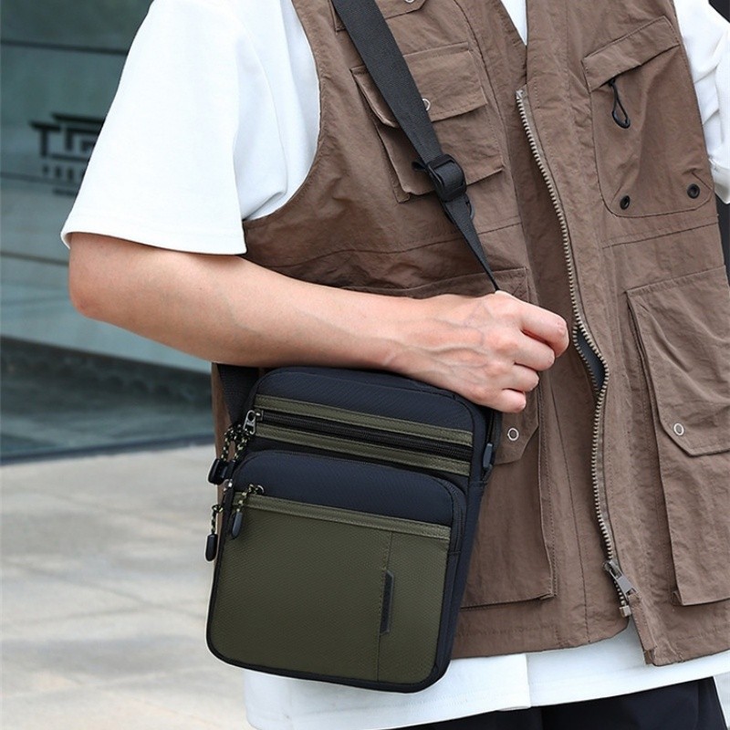 Bolsa Bag Lateral Shoulder Pochete com ziper Unissex Alça regulável perfeito para o dia a dia
