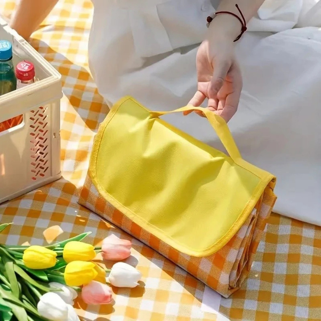 Toalha de Piquenique Bolsa Portátil Oxford Para Praia Parque Praça Dobrável