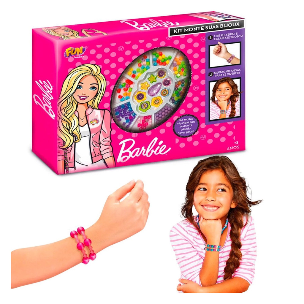 BARBIE KIT MONTE SUAS BIJOUX