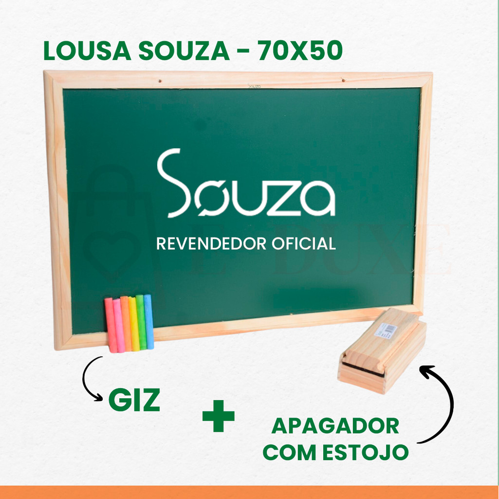 Quadro Lousa Verde Escolar 70x50