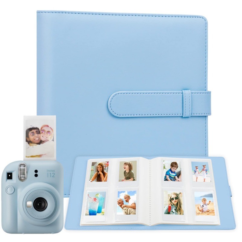 256 Álbum De Fotos Para Instax  Mini  12/11/9/90/70/40/8 Polaroid  universal 3 polegadas PU álbum de fotos
