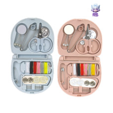 O Kit Costura Portátil Nim Inclui Linhas Para Tesoura