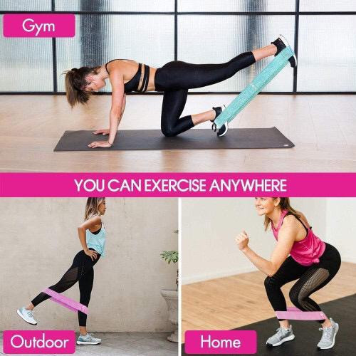 Mini Bands de Tecido (Hip Band) – Faixas Elásticas Academia, Yoga e Pilates