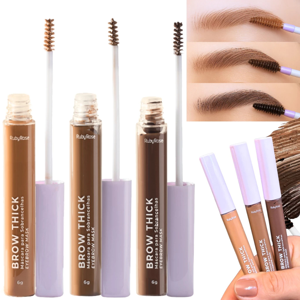Mascara Para Sobrancelhas Ruby Rose Brow Thick - Eyebrow Mask