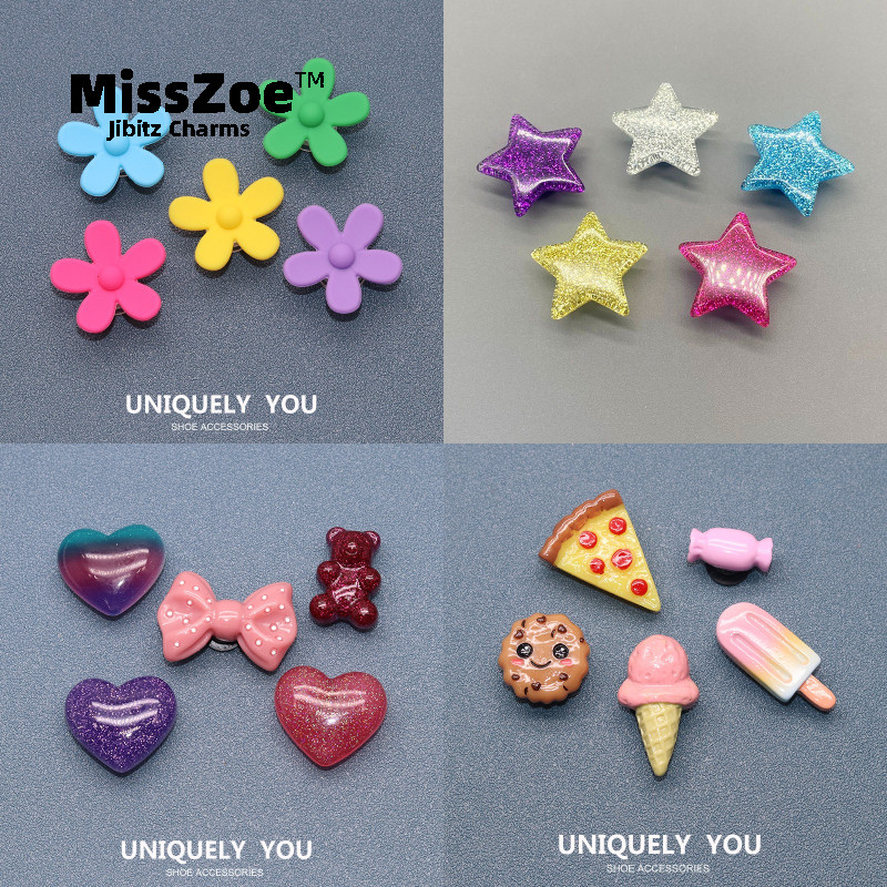 Miss Zoe Jibtz 3D Flor Acessórios Para Pés 3D De Animais