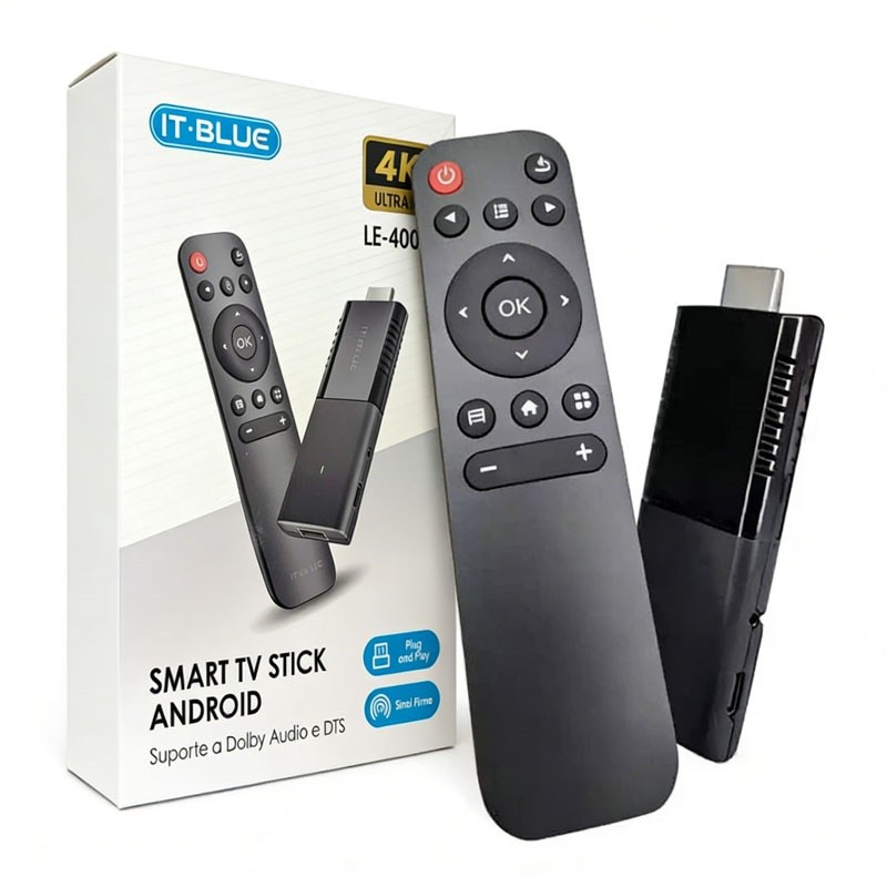 NOVO FIRE STICK TV TOMATE LE-4000 WIFI 5G 2.4 Android