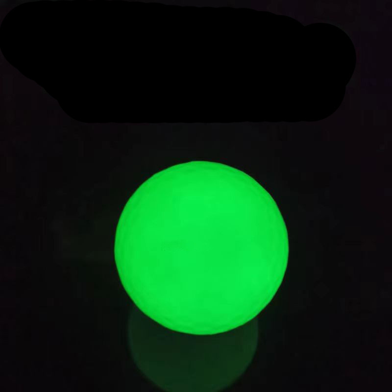 Bola de Golfe Noturna Neon Verde Brilha no Escuro Alta Visibilidade