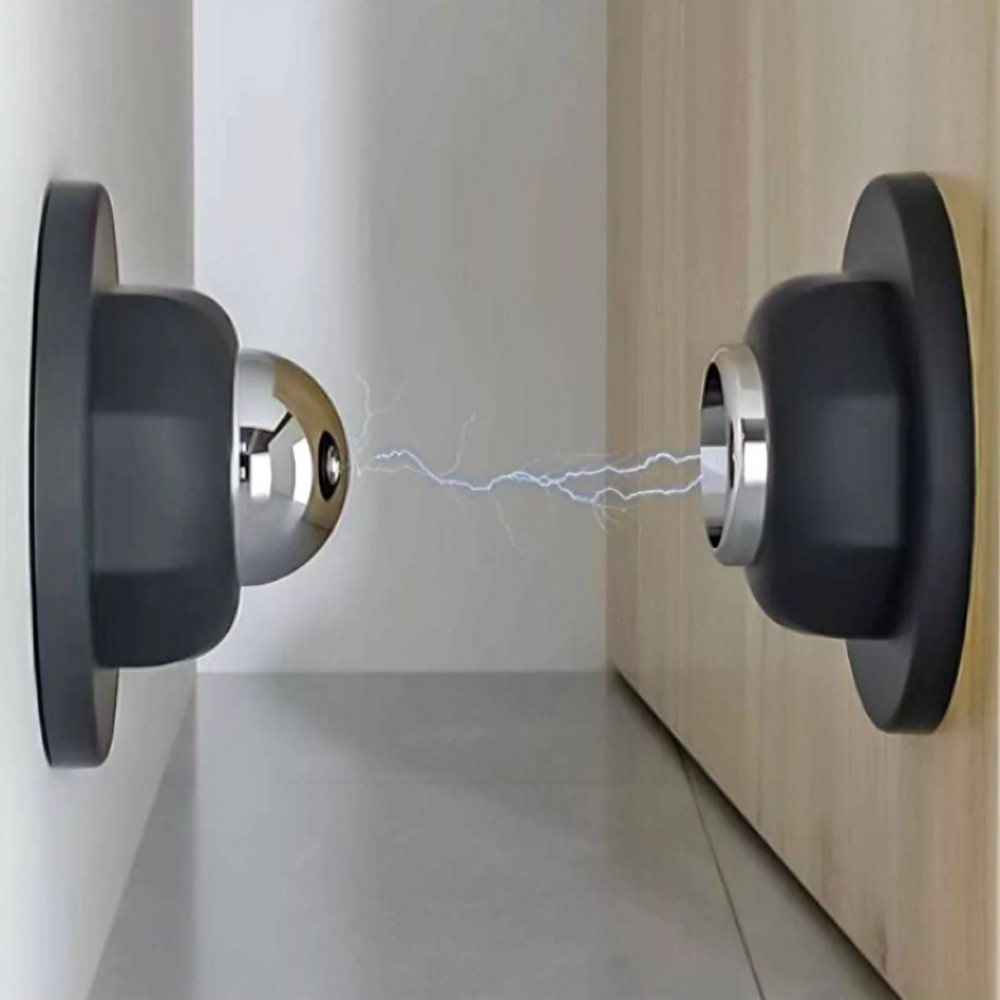 1/2/3 Prendedor Fixador Trava Porta inox Magnético Adesivo Inox
