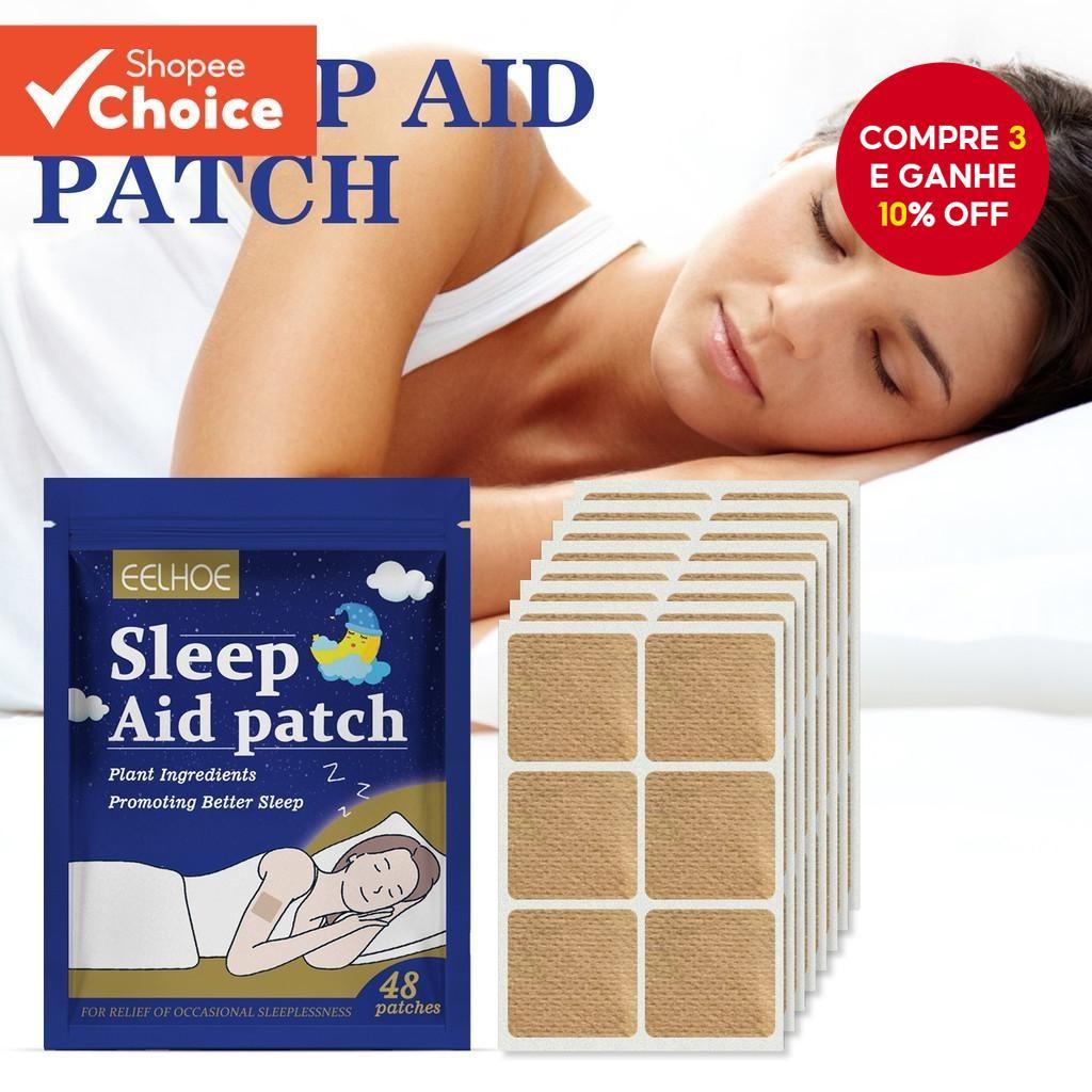 48 Unidades De Adesivo Para Dormir Acalma O Corpo , Melhora Conforto Do Sono , Ajuda Você A Pacificamente . Cuidados Com