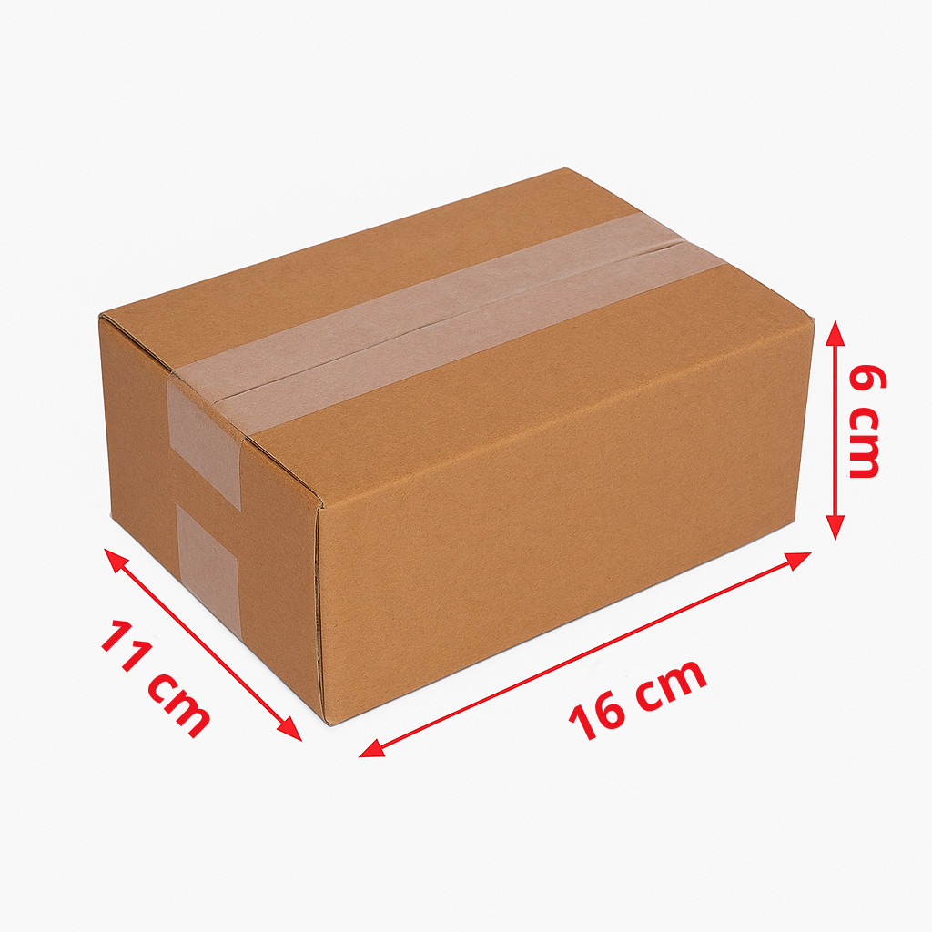 Kit 100 Caixas Tamanho 16x11x6 Modelo Correios Ecommerce