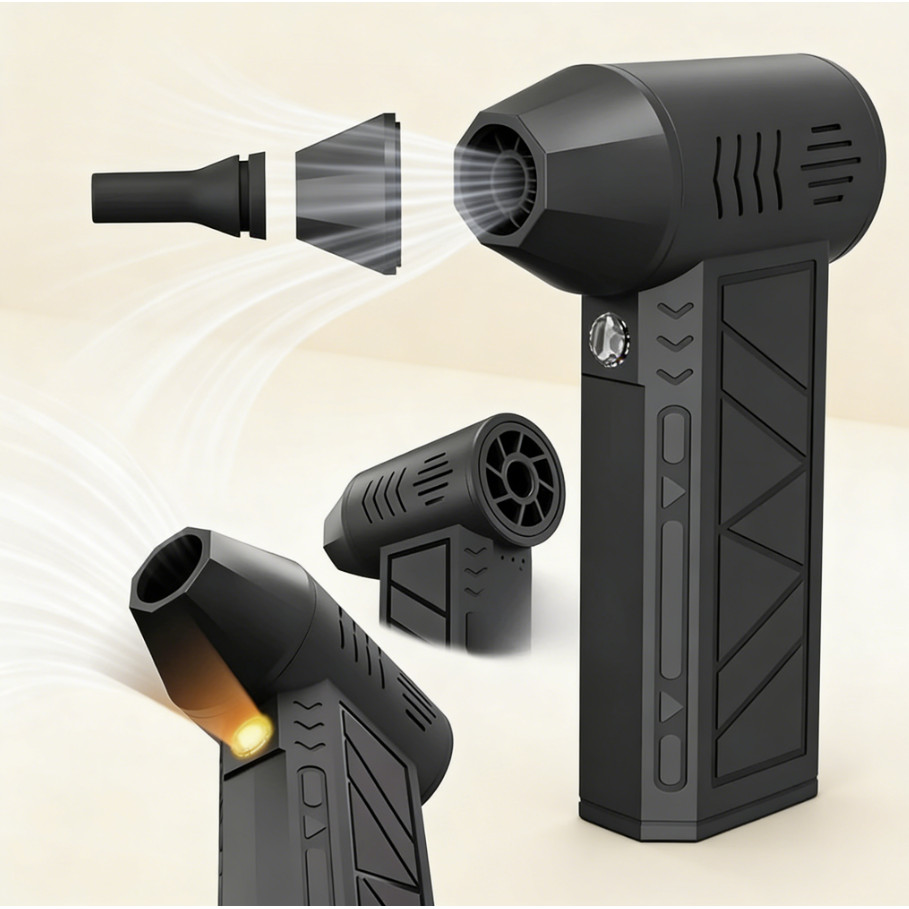 Ventilador Soprador Turbo 130000 Rpm | Portátil Sem Fio Alta Velocidade