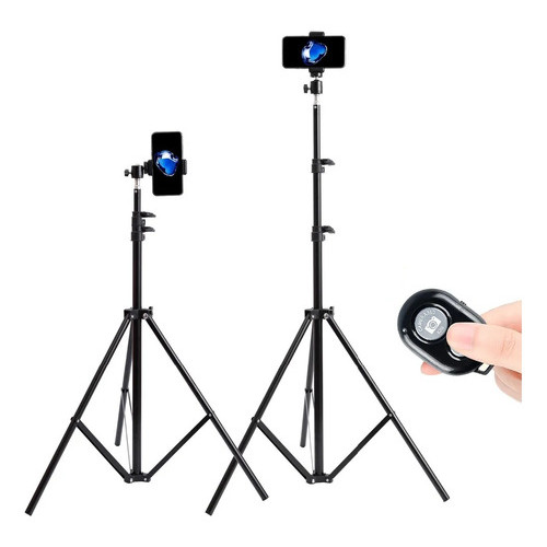 Tripé Para Camera E Celular Pedestal Para Celular Smartphone Telefone Gravação Para Celular Kit Youtubem Filmagem