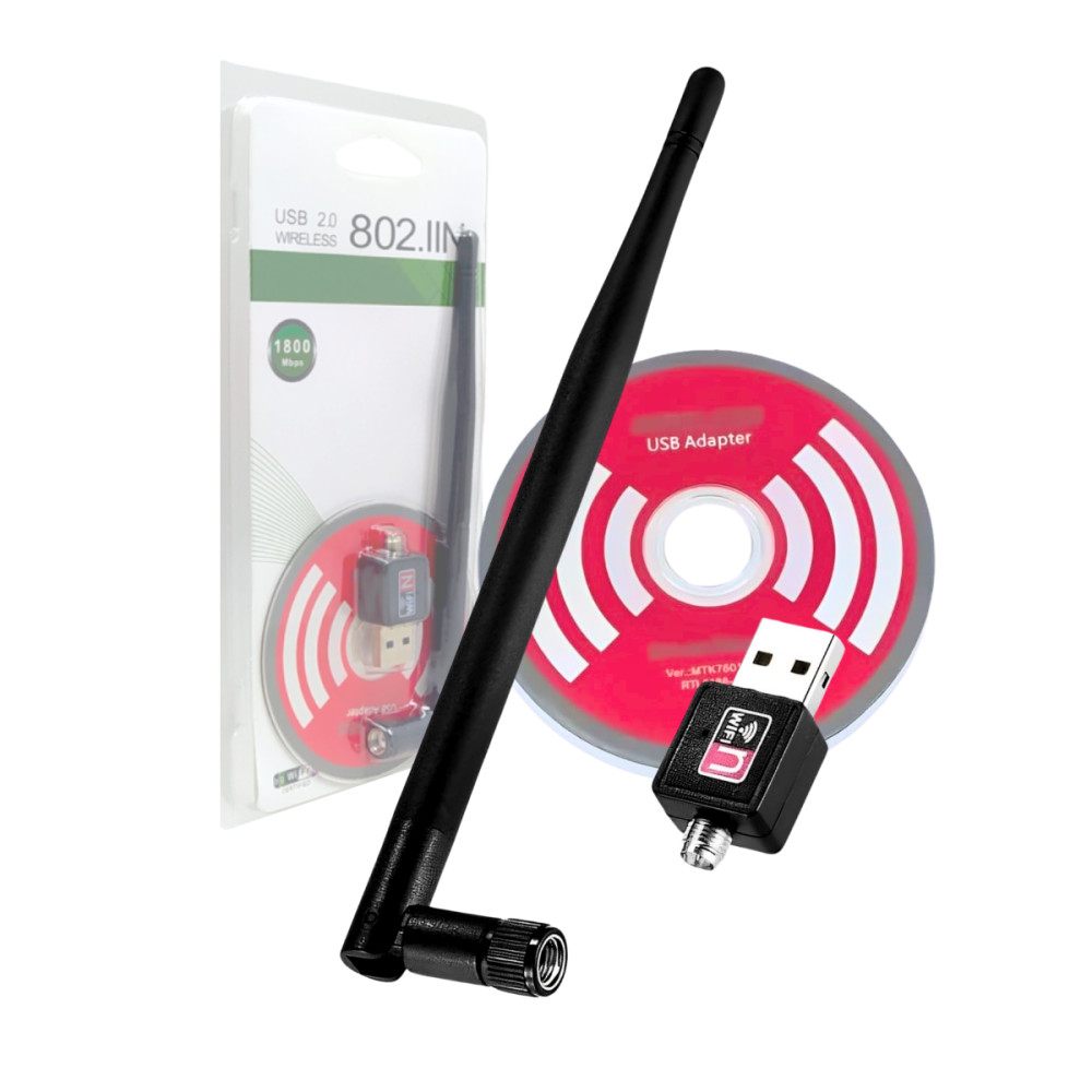 Receptor Wifi USB AL-C818: Conexão Rápida para PC