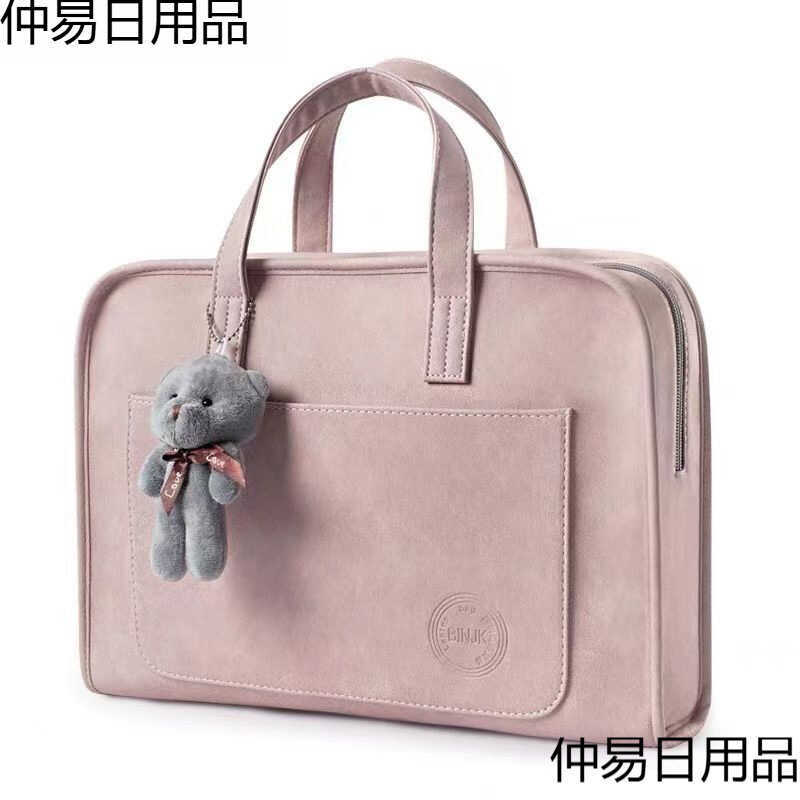 Bolsa para computador de grande capacidade, resistente a choques, resistente a choques, espessada, portátil