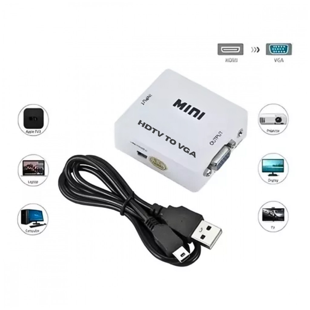 Conversor Adaptador Video HDTV para VGA Kapbom KAP-V095