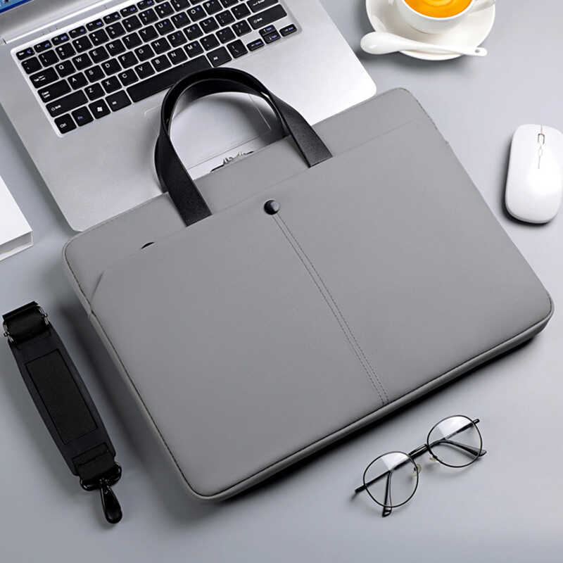 Business Commuter Laptop Bolsa 47cm 50cm Impermeável Crossbody Bolsa Pasta Portátil LOGOTIPO Impresso