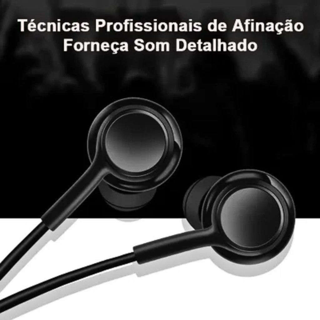 Fone de Ouvido Intra-auricular Grave HD P2 3.5mm Eletromex EL-1420