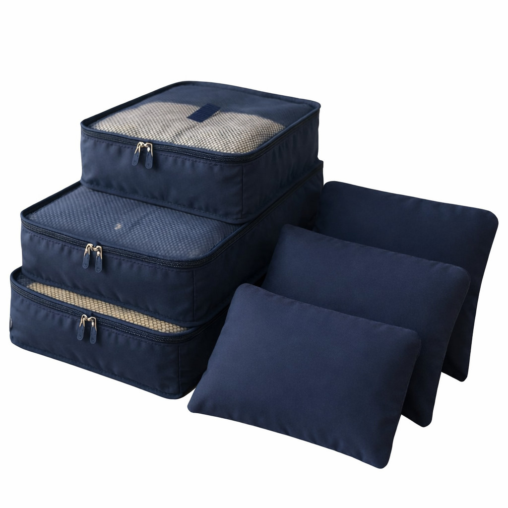 Kit 6 Organizadores de Mala para Viagem