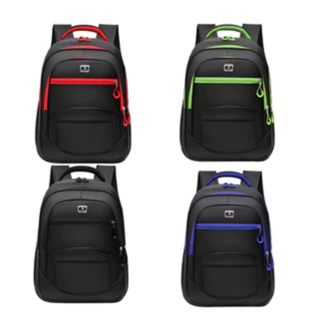 Mochila Reforcada Notebook Impermeavel Ziper Colorido Material Premium