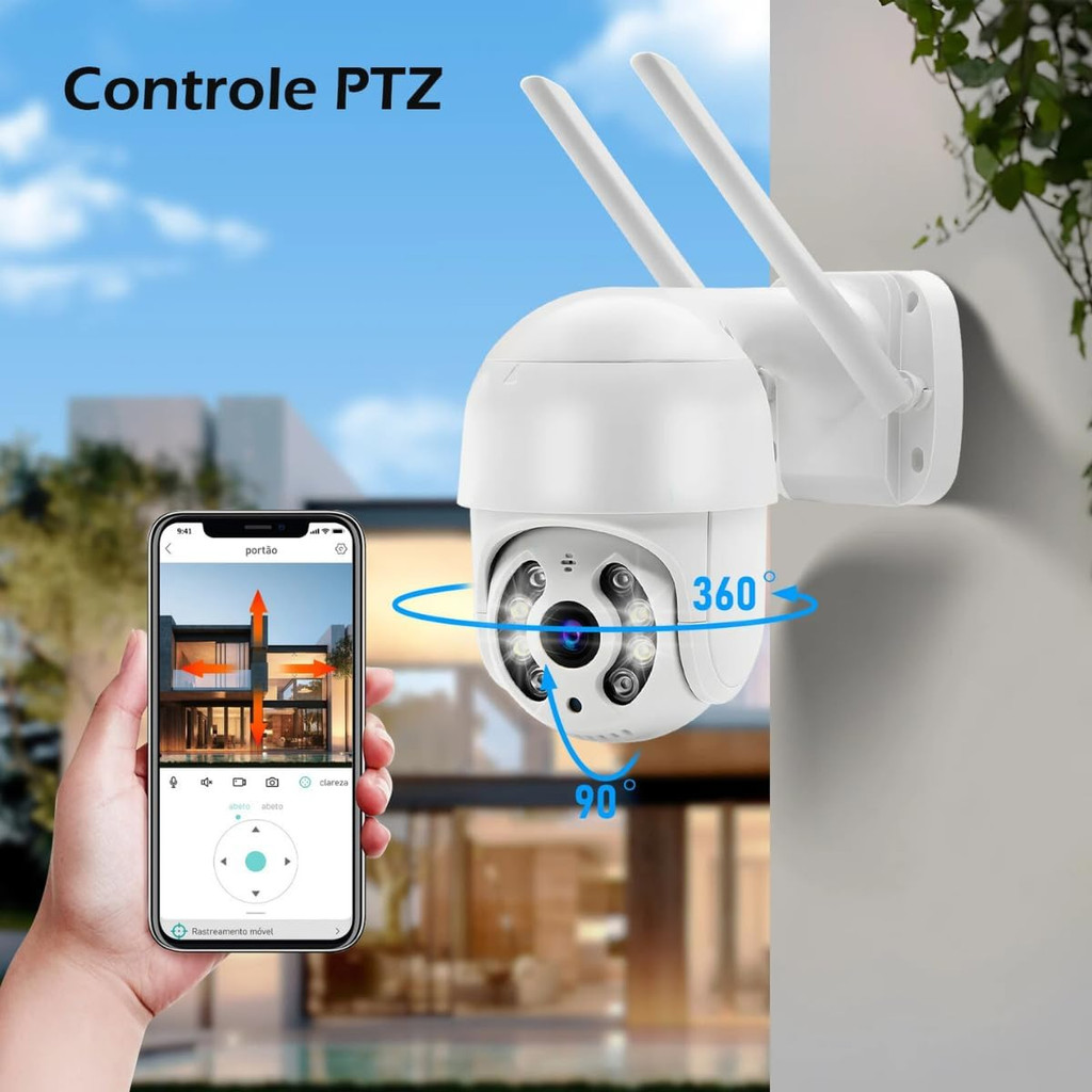 Câmera Externa Ip Prova D'água Infravermelho Externa Wifi Hd sistema App Yoosee