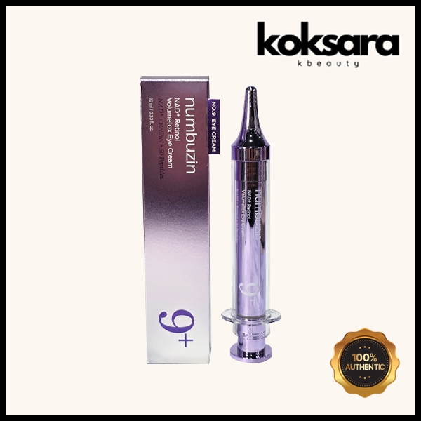 NUMBUZIN No . 9 NAD + Retinol Volumetox shot Creme Para Os Olhos 10ml/1ml