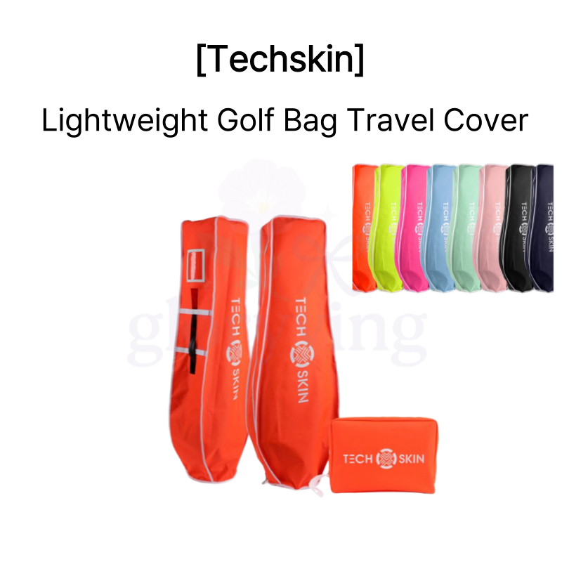 [Techskin] Capa De Viagem Leve Para Bolsa De Golfe | Escolha Entre 8 Cores-Proteção De Saco E Acessório