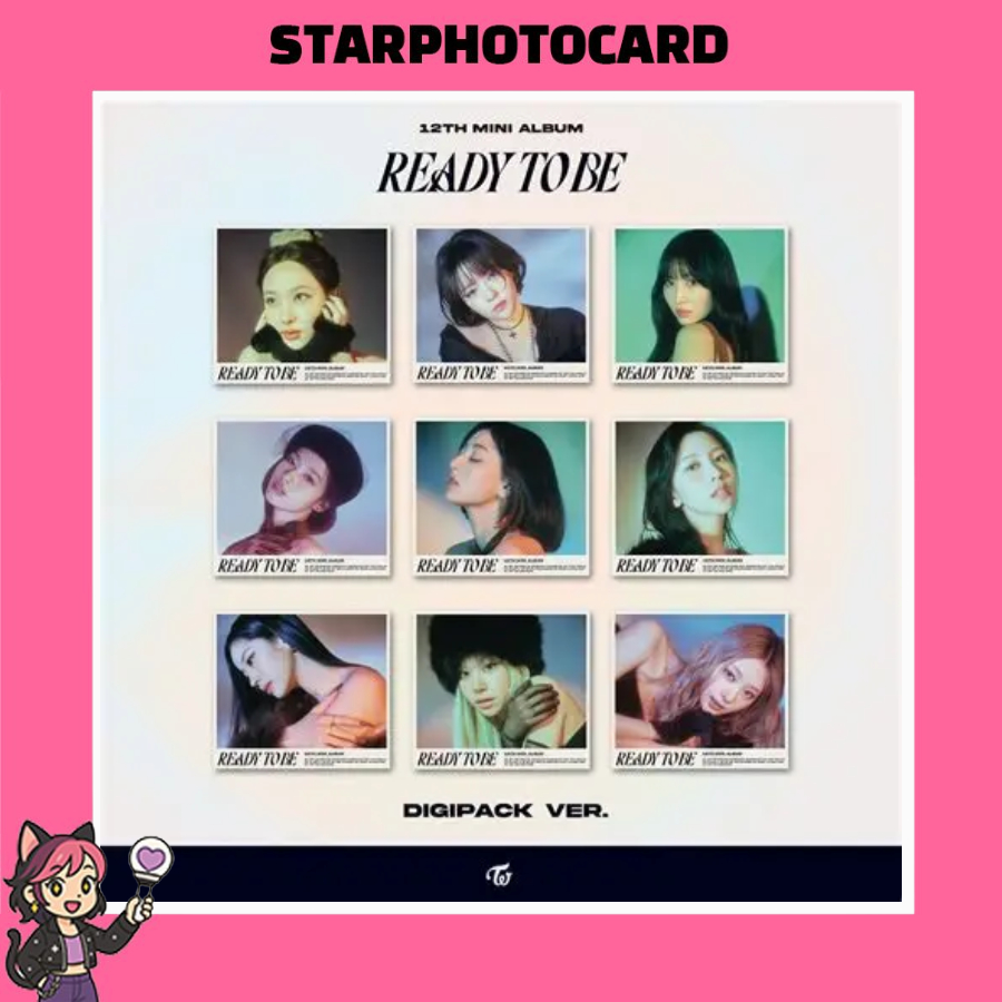 [READY STOCK] TWICE - 12th Mini Album: READY TO BE (Digipack Ver.)
