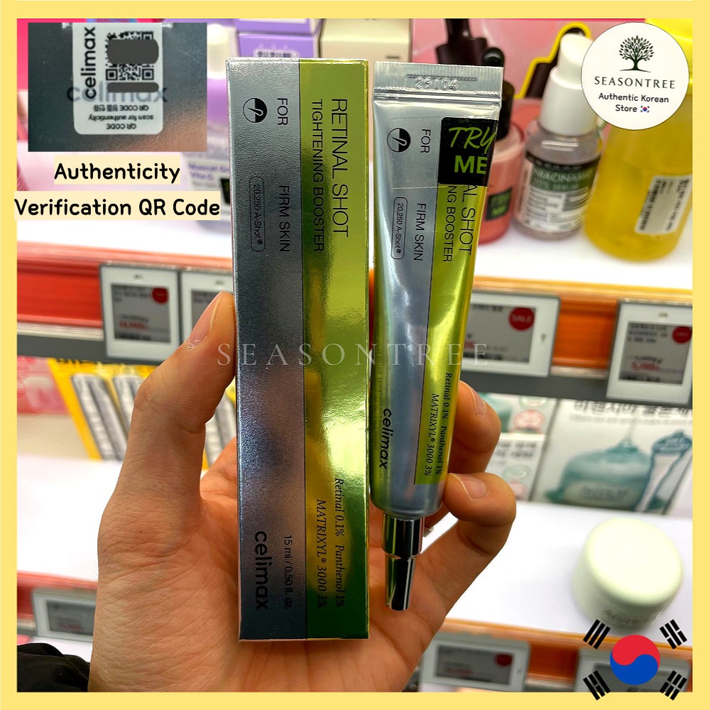 [Celimax] Retinal Shot Tighting Booster 15ml Cuidados Com A Textura Da Pele