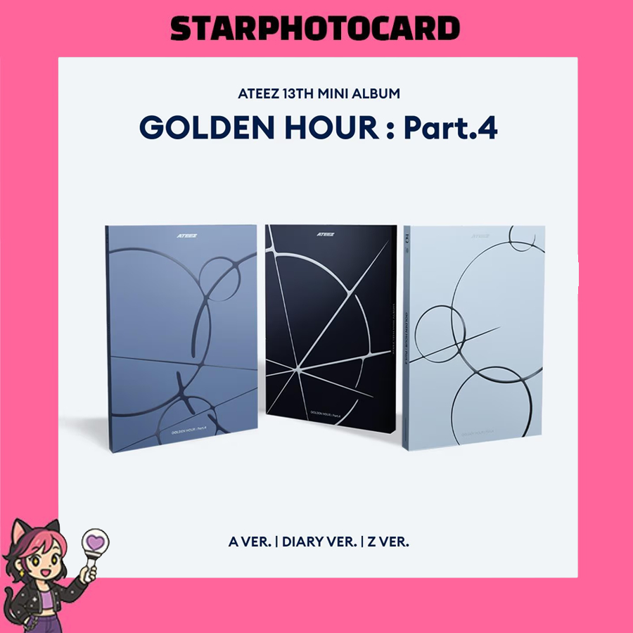 [READY STOCK] ATEEZ - 13TH MINI ALBUM GOLDEN HOUR PART 4