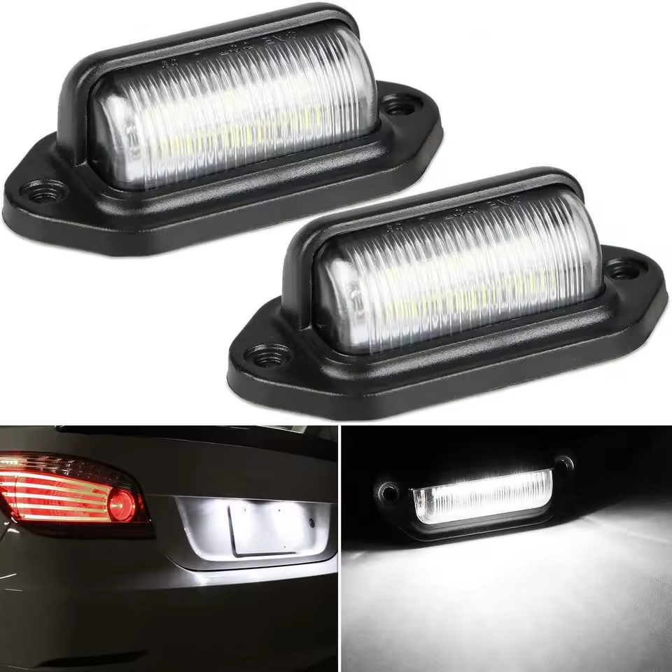 Luz da Placa de Licença para SUV, Caminhão, Reboque, Van - Lâmpadas de Produtos Automotivos para Placa de Licença.